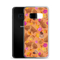 Momiji Samsung® Clear Case showcases a colorful design, protecting your phone with style and durability.