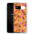 Stylish Momiji Samsung® Clear Case showcasing vibrant designs, offering superior protection for your Galaxy phone.