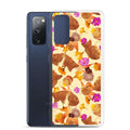 Stylish Momiji Samsung® Clear Case features a vibrant design, offering durability against scratches and dirt.