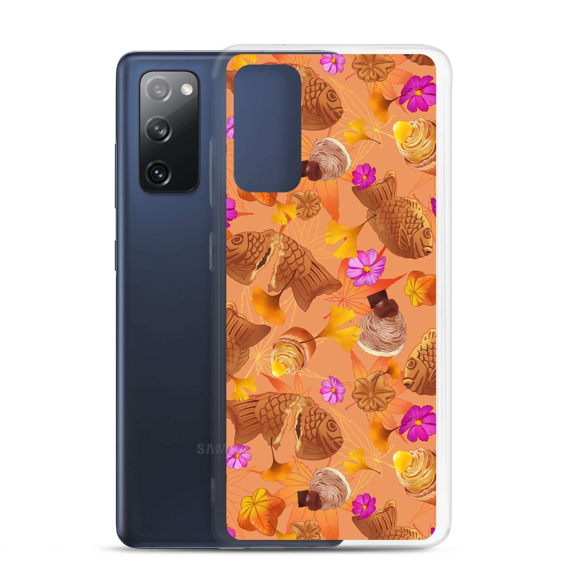 Stylish Momiji Samsung® Clear Case showcases vibrant designs while providing excellent protection for your device.
