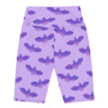 High-waisted Morrigan Biker Shorts feature a fun bat print, perfect for stylish workouts or casual outings.