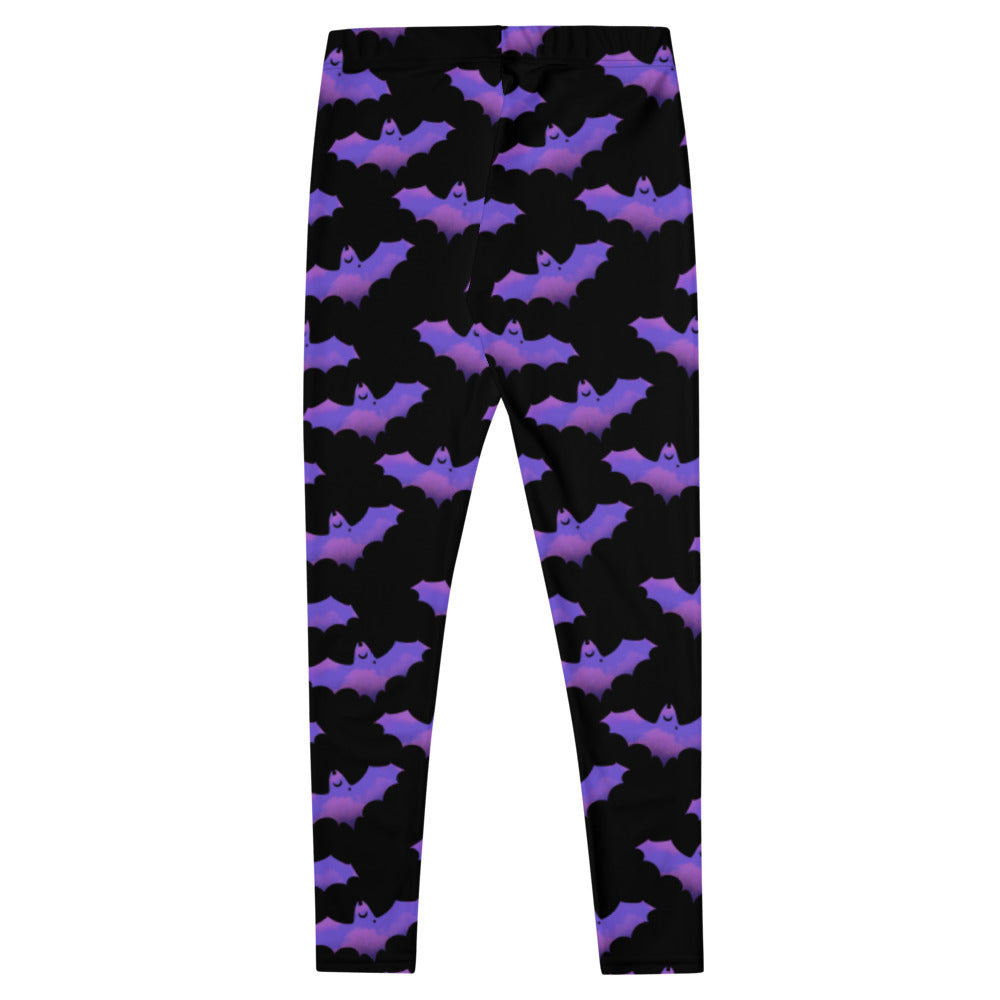 Morrigan Leggings feature a striking bat design, perfect for workouts or casual wear. Embrace your inner succubus style.