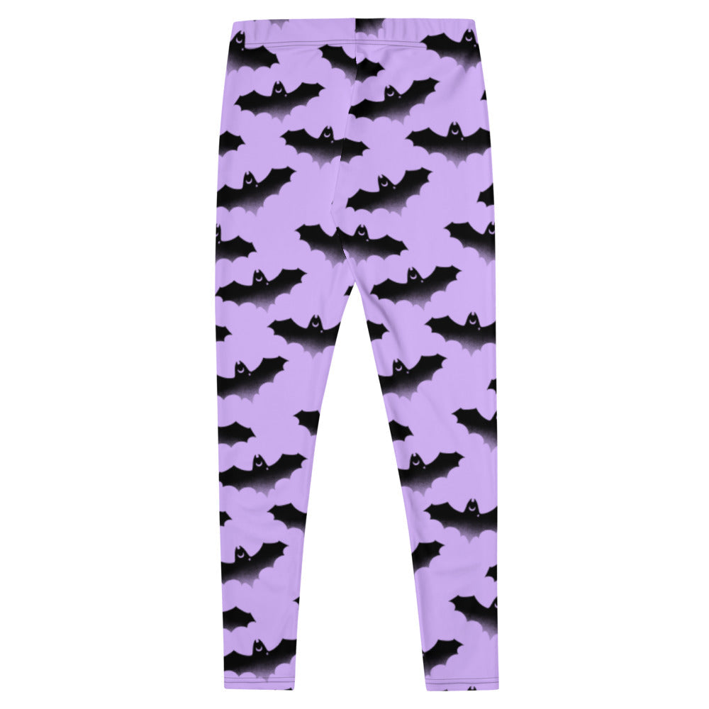 Morrigan Leggings feature a stylish bat design, perfect for training and inspired by the mythical succubus.