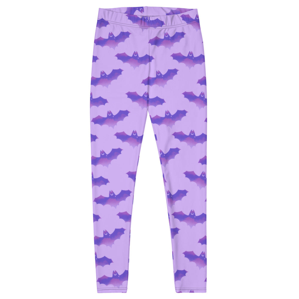 Morrigan Leggings feature a stylish bat pattern, perfect for workouts and inspired by the mythical succubus.