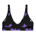 Morrigan Padded Bikini Top features a stylish bat design, perfect for sunny days and versatile mix-and-match options.