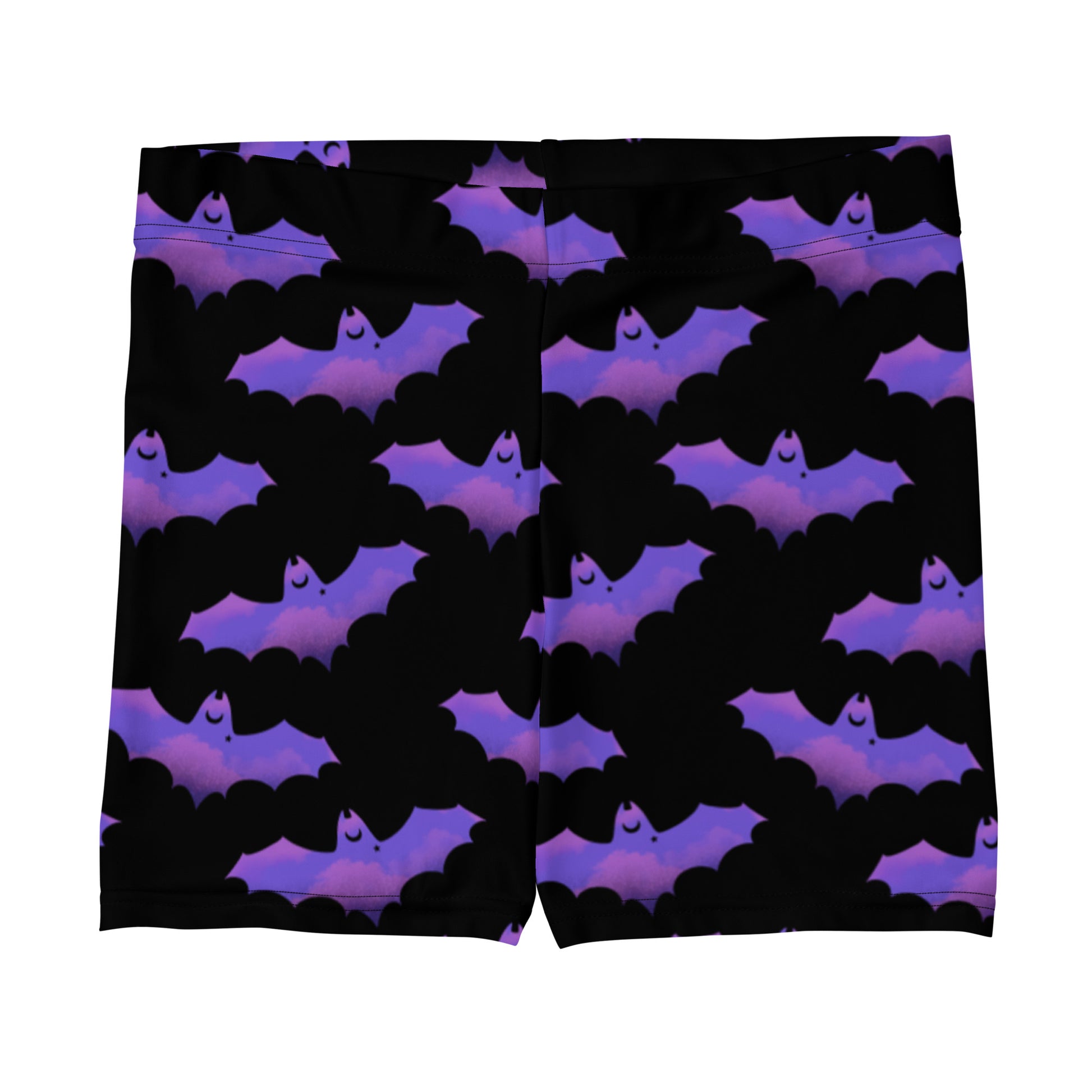 Buttery soft Morrigan Shorts featuring a playful bat design, ideal for comfort and stylish mix-and-match outfits.