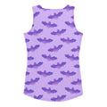 Shop the Morrigan Tank Top featuring a playful bat print, perfect for warm sunny days and stylish comfort.