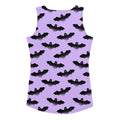 Morrigan Tank Top featuring a playful bat design, perfect for sunny weather and a body-hugging fit.