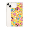 Pan Dulce iPhone® Clear Case features a vibrant design, offering sleek protection against scratches and dirt.