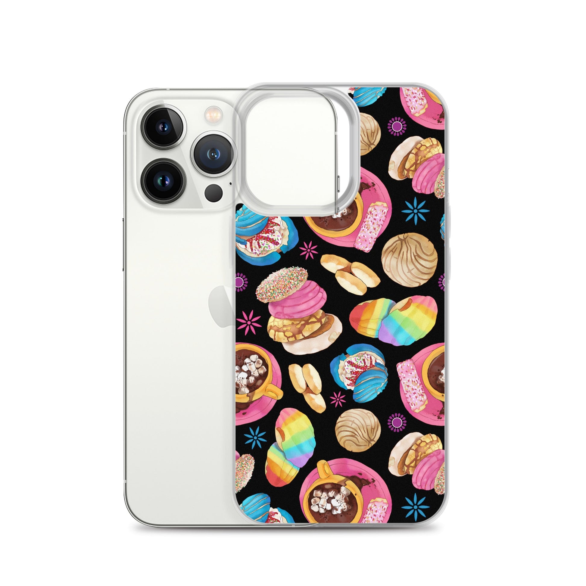 Pan Dulce iPhone® Clear Case features vibrant dessert designs and offers solid protection from scratches and dirt.