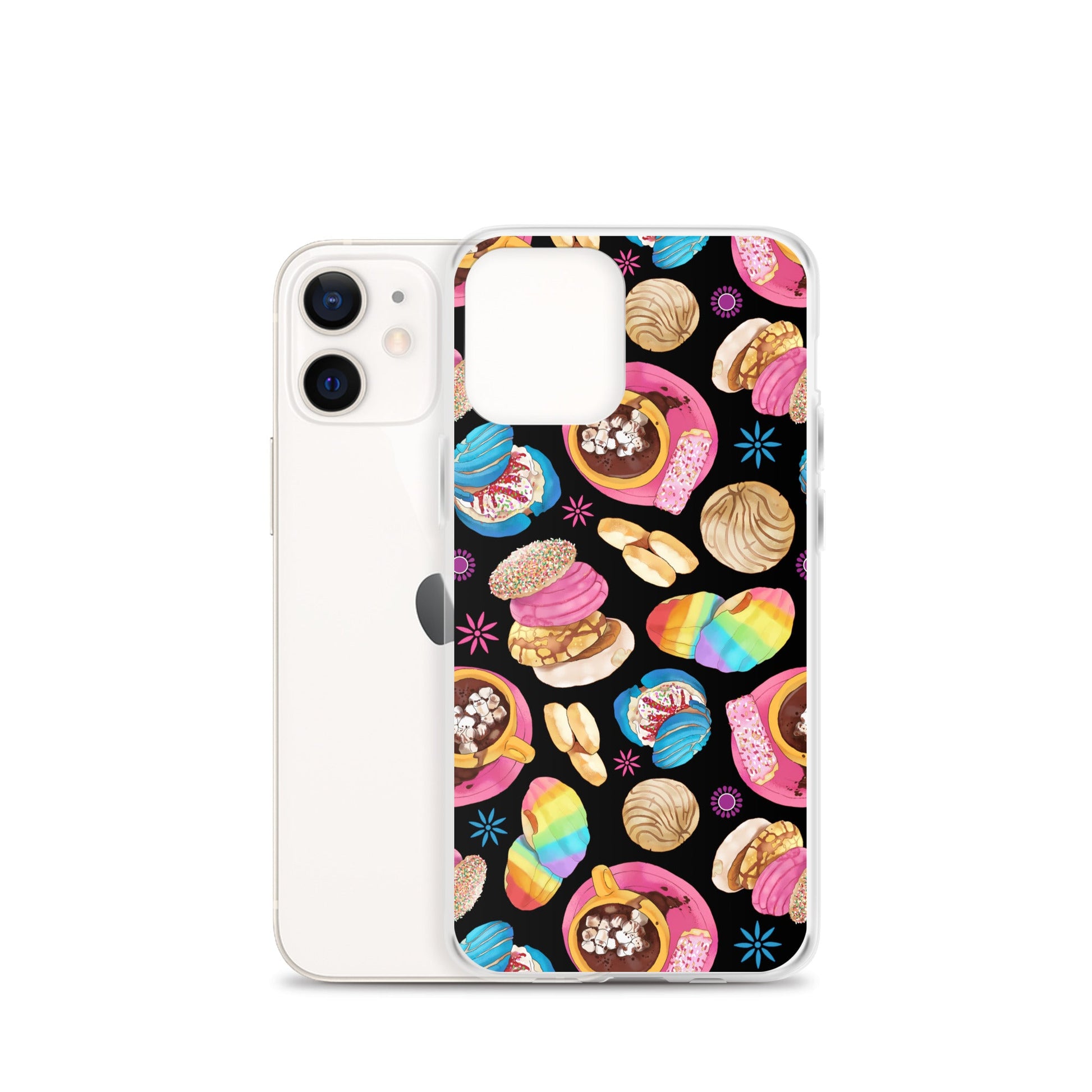 Sleek Pan Dulce iPhone® Clear Case features colorful designs and protects your phone from scratches and dirt.