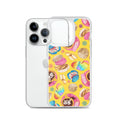 Sleek Pan Dulce iPhone® Clear Case features a colorful design, protecting your phone from scratches and dirt.