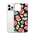 Protect your phone stylishly with the Pan Dulce iPhone® Clear Case, featuring a colorful dessert design.