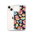 Sleek Pan Dulce iPhone® Clear Case with colorful dessert design, protecting against scratches and dirt. Perfect for style!
