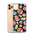 Colorful Pan Dulce iPhone® Clear Case featuring a vibrant design, offering protection against scratches and dirt.