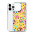 Colorful Pan Dulce iPhone® Clear Case featuring a delightful dessert design, perfect for protection and style.