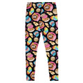 Bright and colorful Pan Dulce Leggings featuring delightful baked goods, perfect for the gym or casual outings.