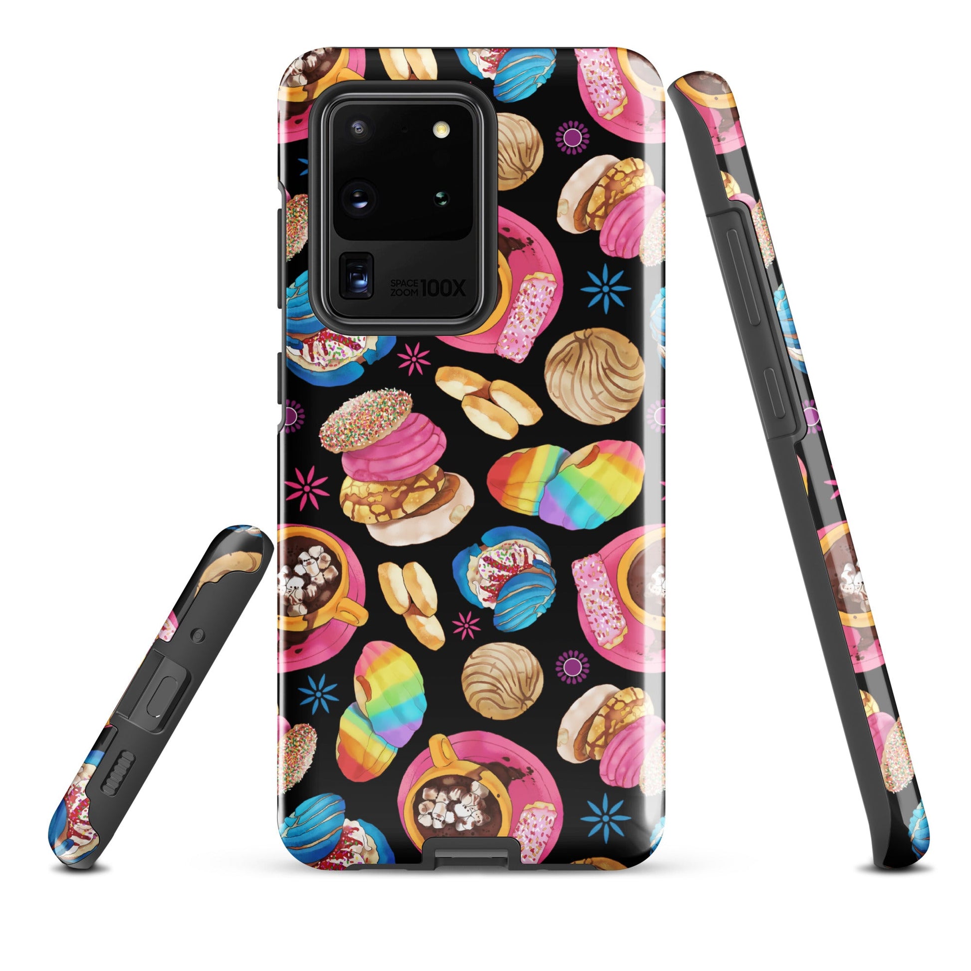 Colorful Pan Dulce Samsung® Tough Case featuring a vibrant dessert design for stylish phone protection and durability.