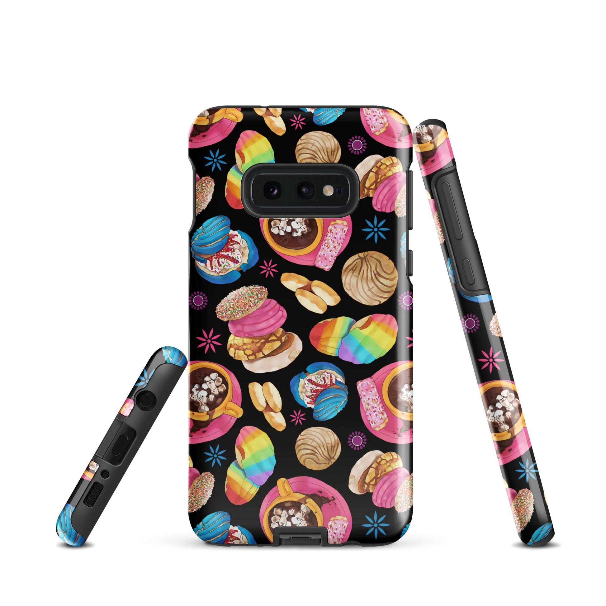 Protect your phone stylishly with the Pan Dulce Samsung® Tough Case featuring vibrant dessert designs and durable materials.