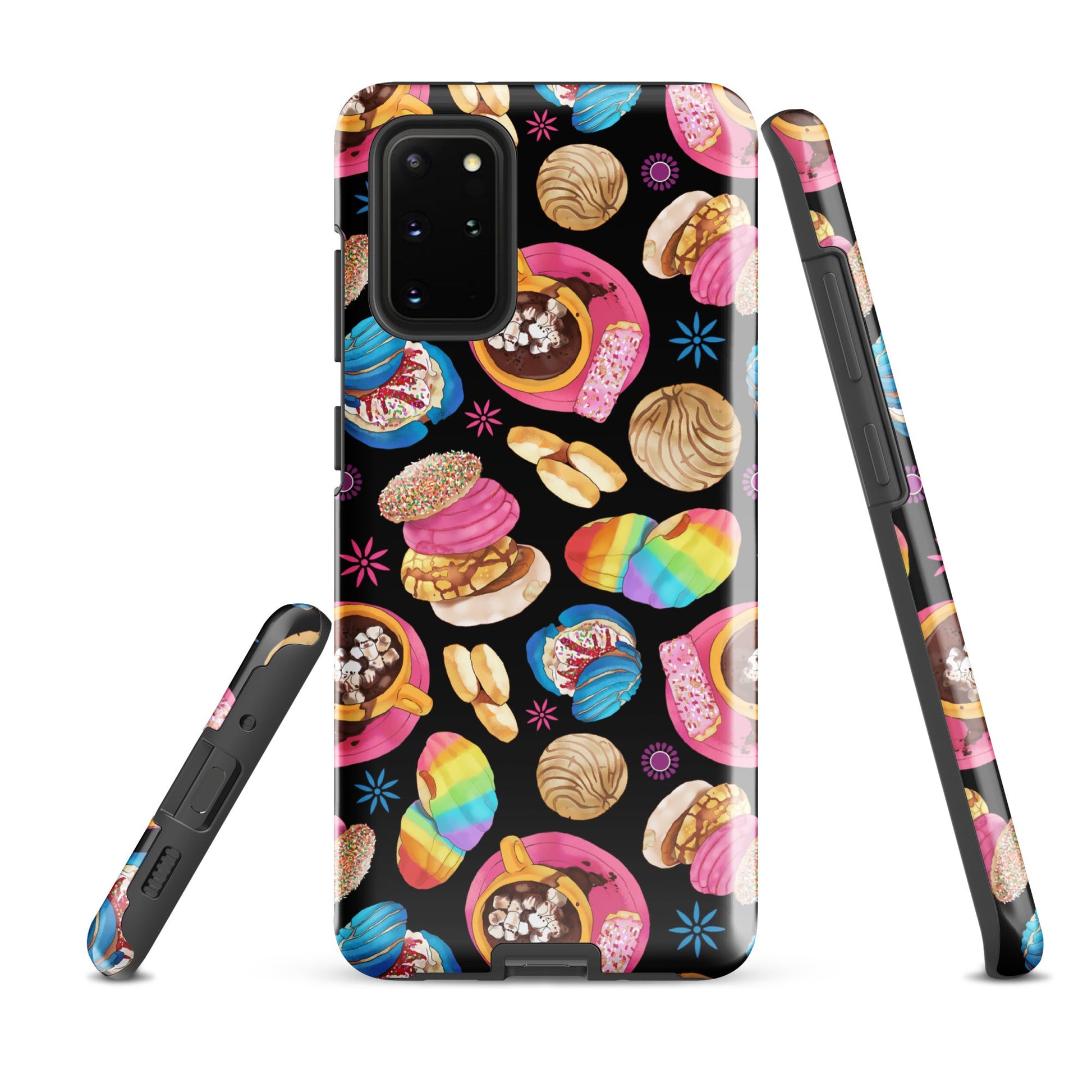 Stylish Pan Dulce Samsung® Tough Case features vibrant dessert designs, ensuring protection and personality for your phone.