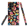 Colorful Pan Dulce Samsung® Tough Case featuring a fun dessert design, perfect for protecting your phone in style.
