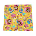 Bright and colorful Pan Dulce Shorts featuring sweet treats, perfect for sunny days and adding fun to your outfit.