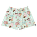 Cute Parasol Bunny Athletic Short Shorts featuring playful bunny designs, perfect for outdoor activities and lounging.