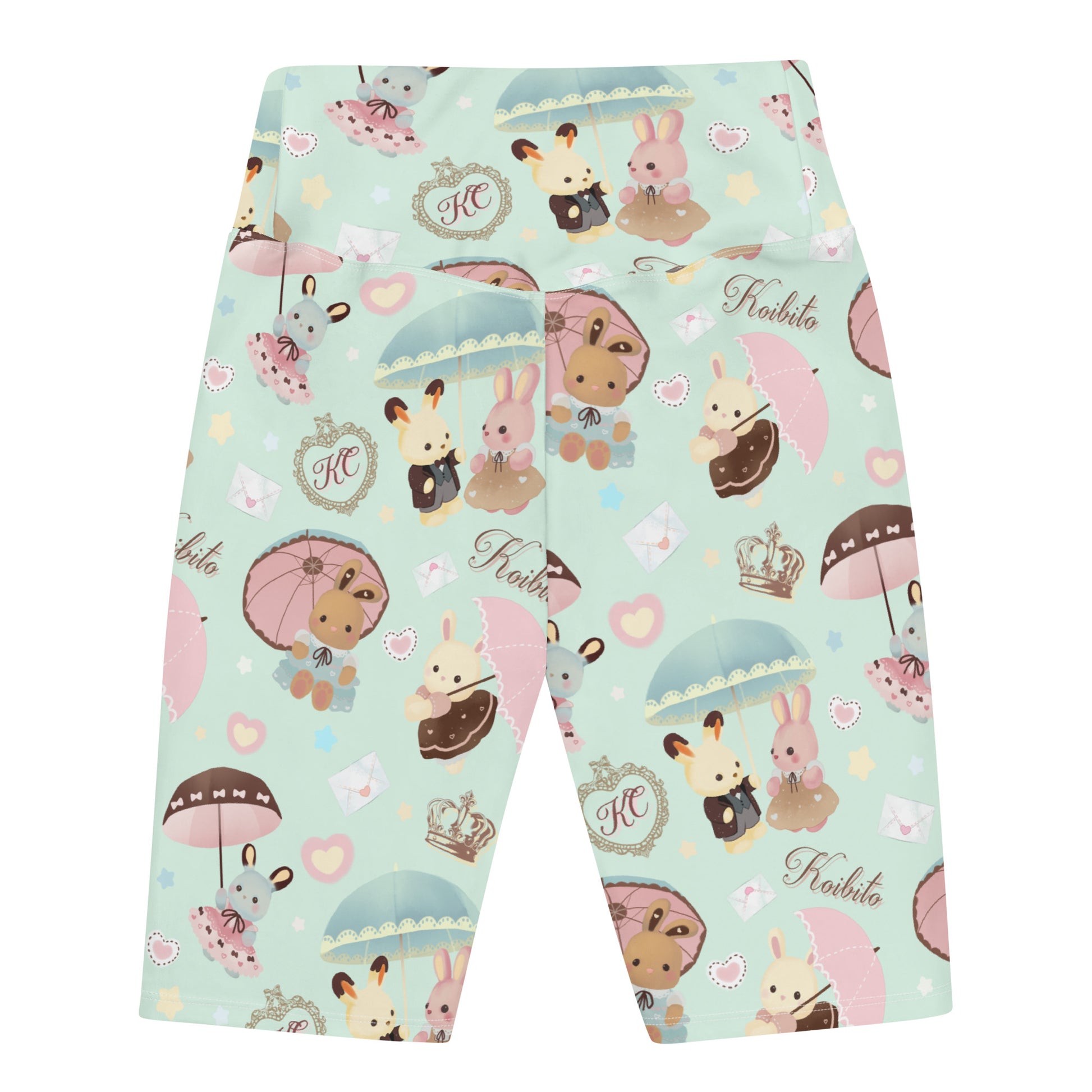 Cute and soft Parasol Bunny Biker Shorts featuring adorable designs, perfect for any casual activity.