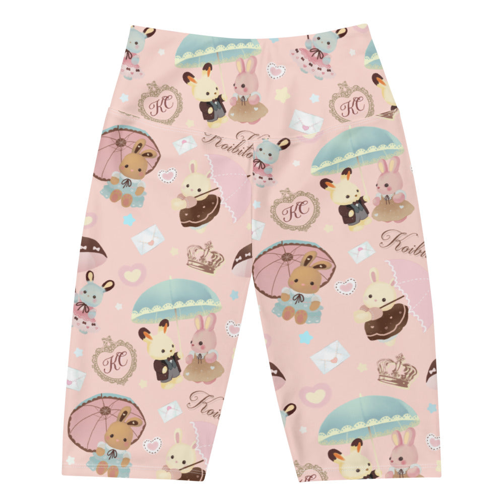 Cute and soft Parasol Bunny Biker Shorts with playful prints, perfect for outdoor adventures or cozy home wear.