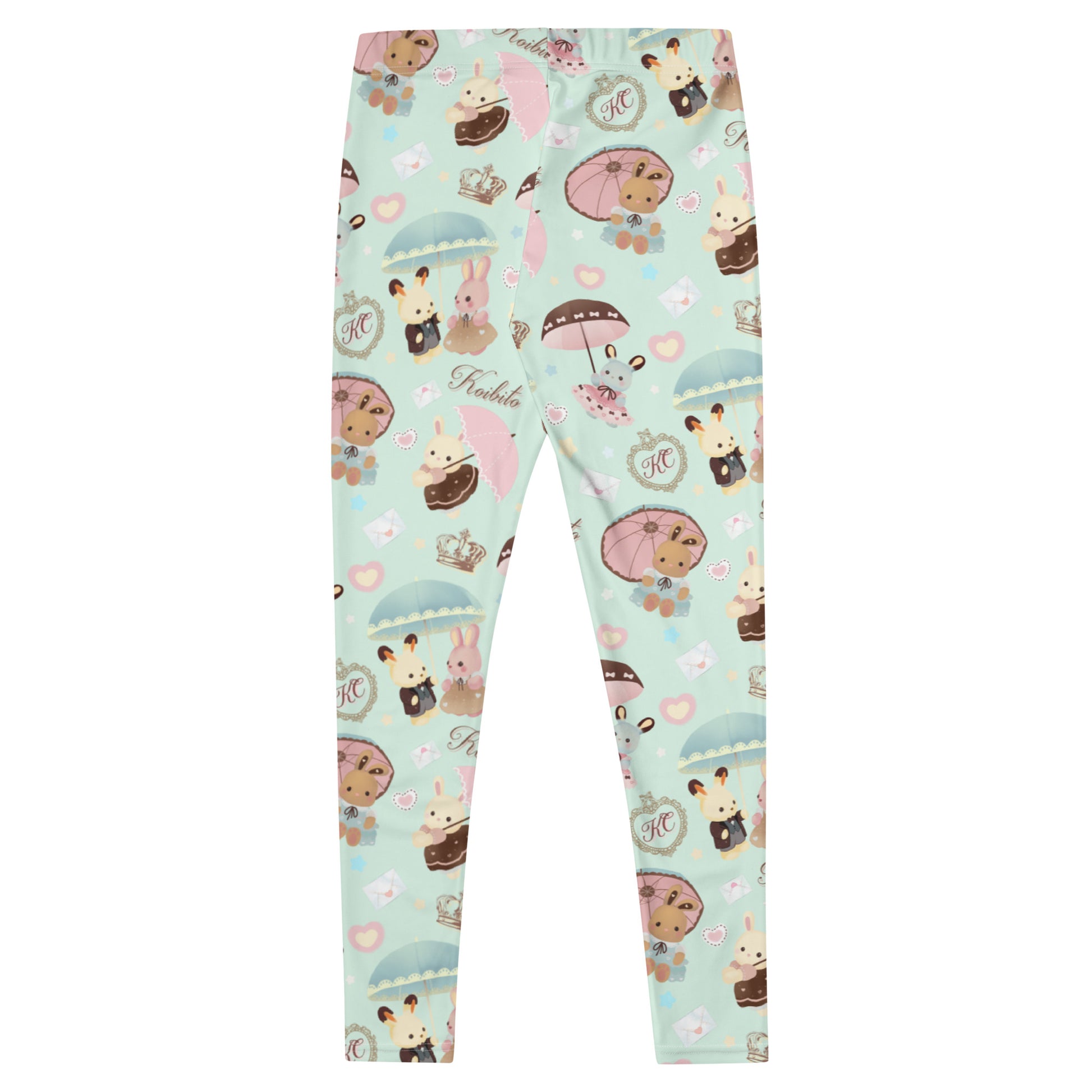 Buttery soft Parasol Bunny Leggings with adorable bunnies, perfect for adding cuteness to any outfit.