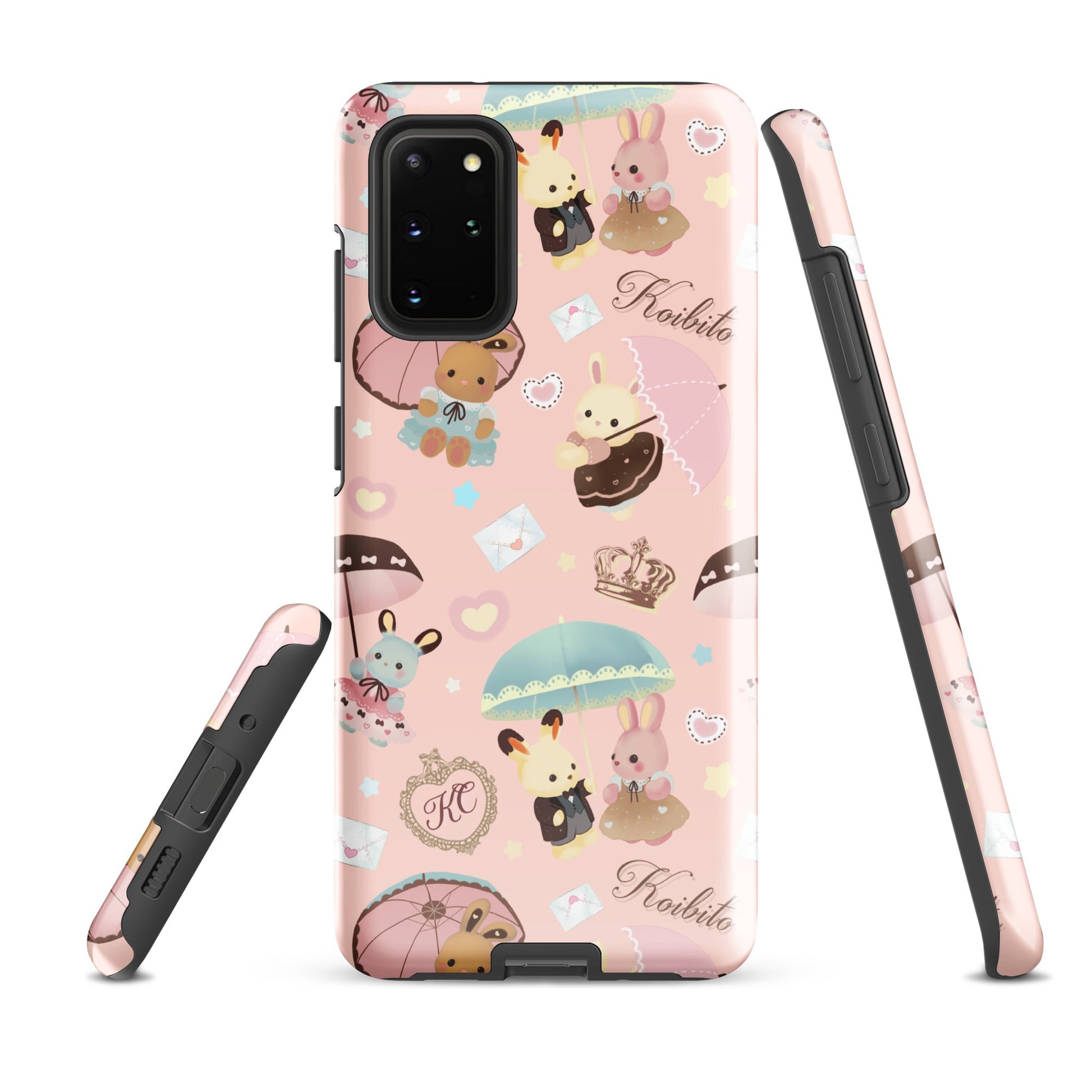 Stylishly protect your phone with the Parasol Bunny Samsung® Tough Case, featuring a cute and durable design.