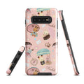 Stylish Parasol Bunny Samsung® Tough Case offers impact protection and artistic design for your Galaxy S10 Plus.