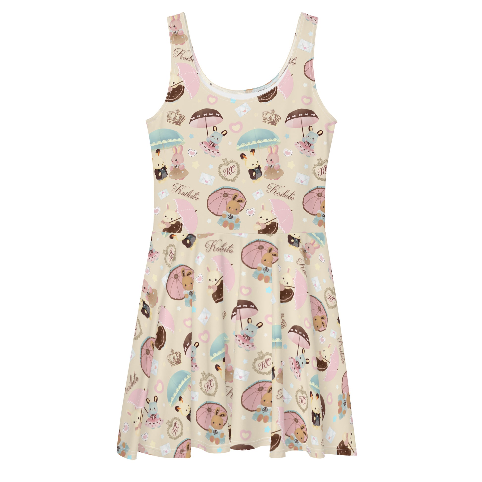 Brighten your spring wardrobe with the Parasol Bunny Skater Dress, perfect for tea parties and playful outings.