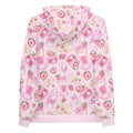 Pastel pink Strawberry Hoodie featuring a cute print, perfect for a kawaii aesthetic. Cozy and stylish for any occasion.