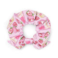 Trendy Strawberry Scrunchie in pink features cute berry patterns, perfect for adding flair to your outfit. Get yours now!