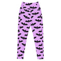 Stylish Premium Aensland Leggings in a bat pattern, featuring a high-waisted cut and convenient side pockets.