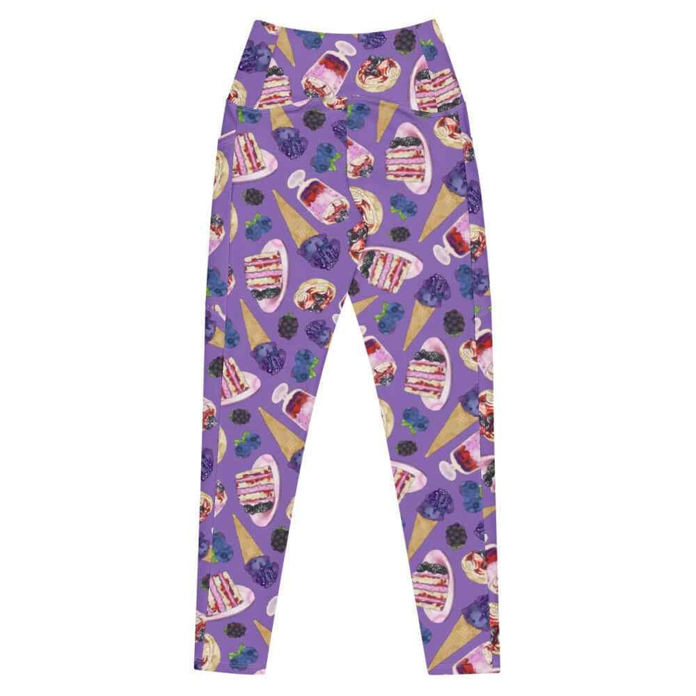 Discover comfort and style with Premium Berry Leggings, featuring a playful fruit design perfect for any occasion.
