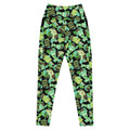 Premium Choco Mint Leggings feature a vibrant pattern, perfect for summer workouts or casual wear with comfort.