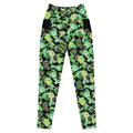 Premium Choco Mint Leggings in vibrant colors, perfect for gym or lounging, featuring a high-waisted cut and pockets.