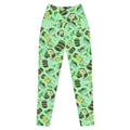 Stylish Premium Choco Mint Leggings with vibrant designs, perfect for gym or casual wear this summer.