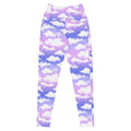 Stylish Premium Cloudy Sky Leggings with soft fabric and high-waisted design, perfect for gym or casual wear.
