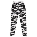 Premium Cloudy Sky Leggings feature a stylish cloudy design, perfect for workouts or casual outings with pockets.