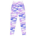 Premium Cloudy Sky Leggings featuring a soft fabric and high-waisted design, perfect for gym or casual wear.