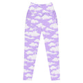 Premium Cloudy Sky Leggings in soft fabric feature a high-waisted design and pockets for ultimate comfort and style.