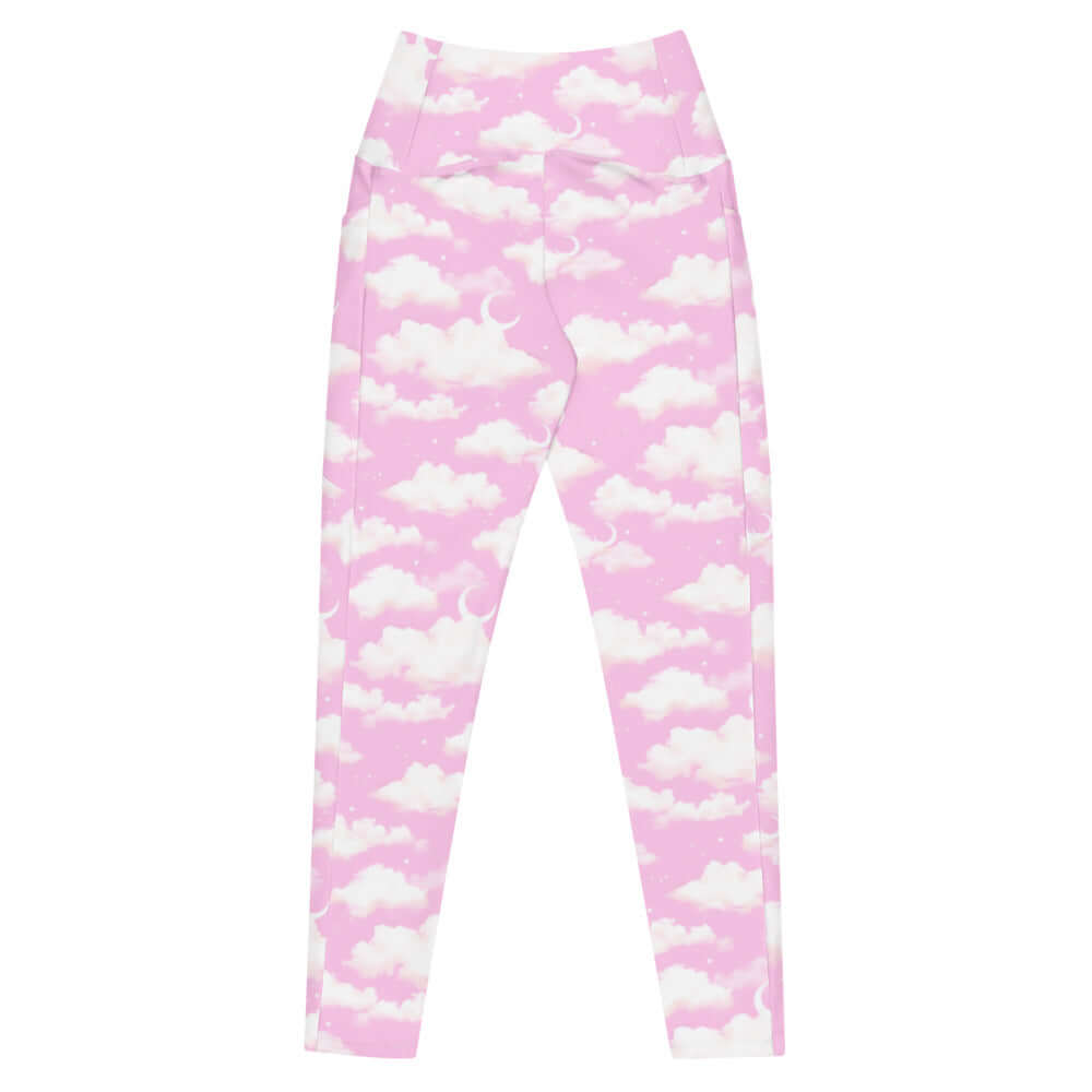 Elevate your style with Premium Cloudy Sky Leggings, featuring a soft fabric and high-waisted cut for ultimate comfort.