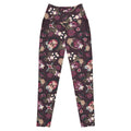 Stylish Premium Gothic Teddy Leggings with a unique floral design, perfect for flattering your shape and comfort.