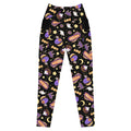 Stylish Premium Halloween Treat Leggings with a high-waisted cut and pockets, perfect for workouts and errands.