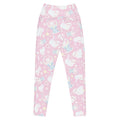 Premium Snow Kitten Leggings showcase a cute design with fluffy kittens, perfect for lounging or workouts.