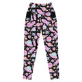 High-waisted Premium Space Leggings with a vibrant cosmic print, perfect for gym and casual outings.