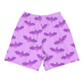 Men's Aensland Athletic Shorts feature a vibrant bat print, perfect for running or swimming in style and comfort.